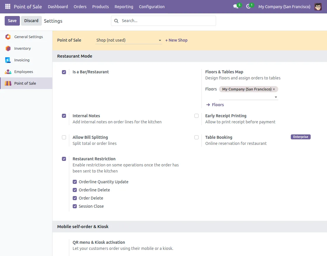 configuration -of-restaurant-restriction