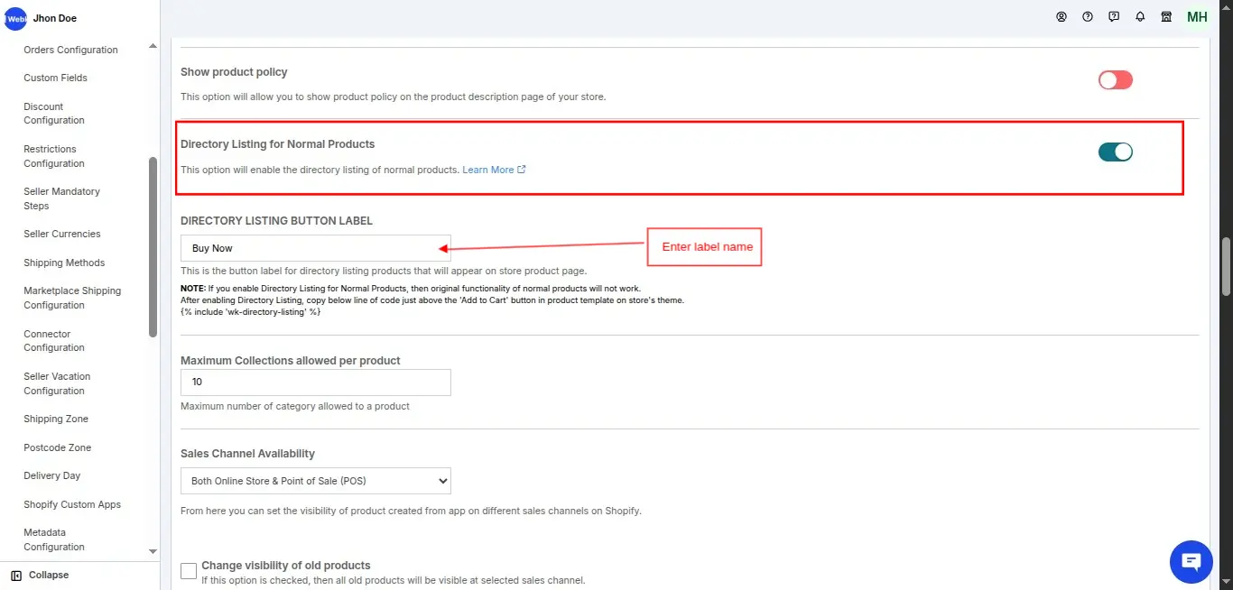 MULTIVENDOR MARKETPLACE