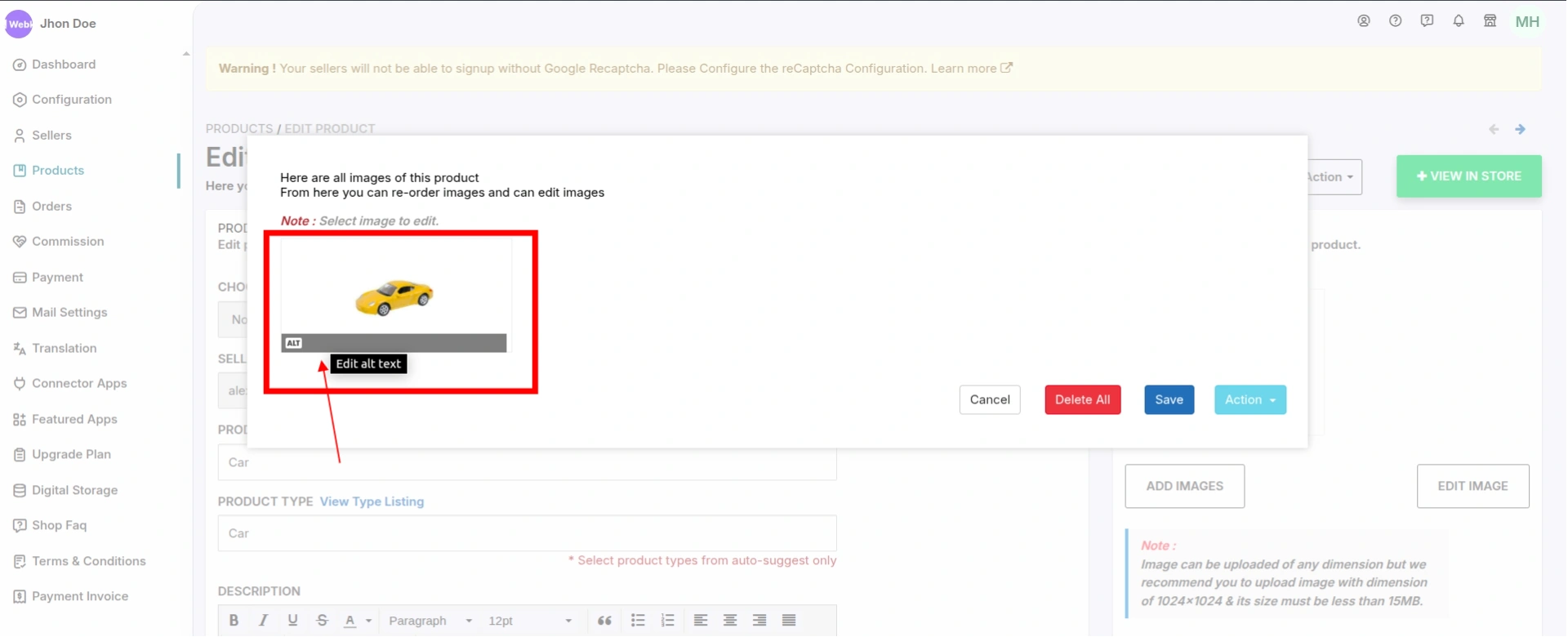 MULTIVENDOR MARKETPLACE