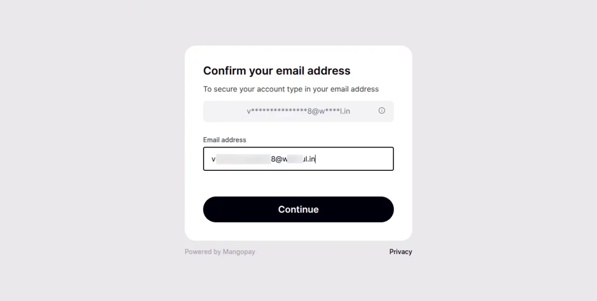 Mangopay Authentication