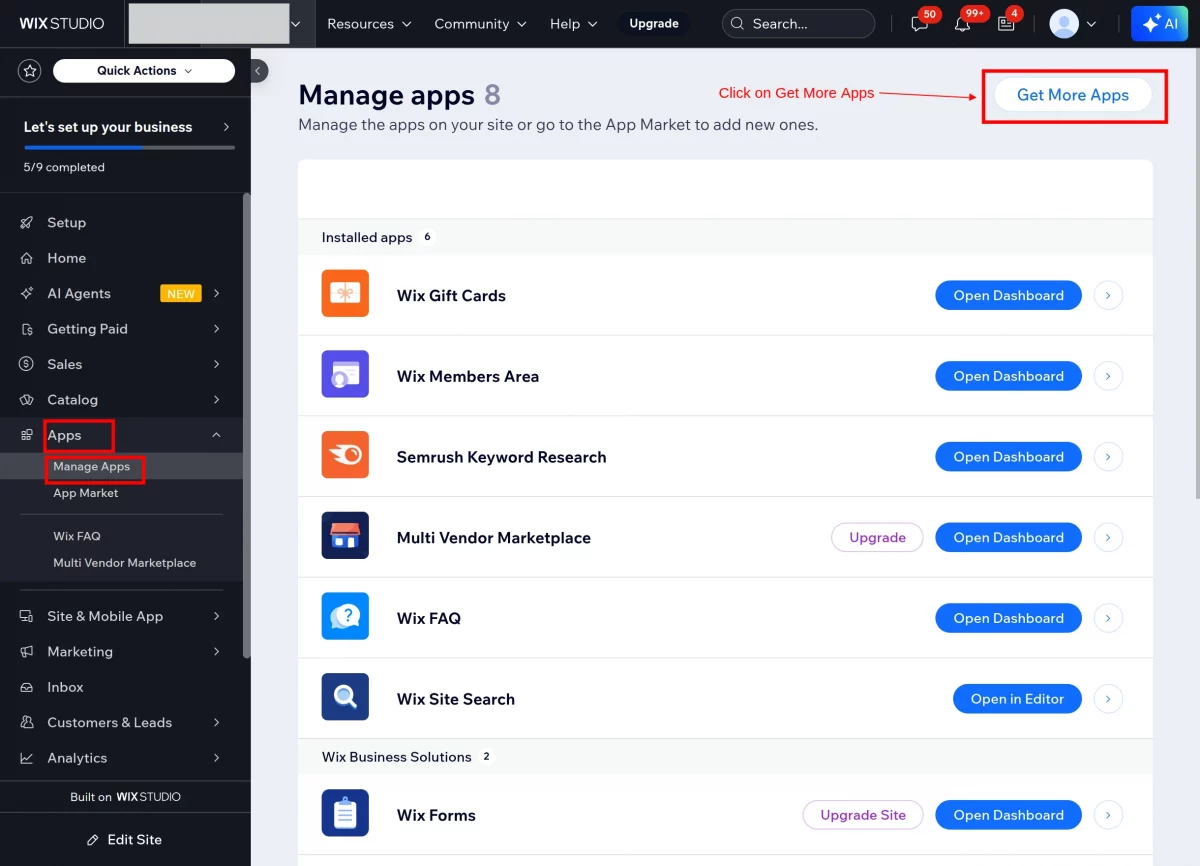 installation of the app