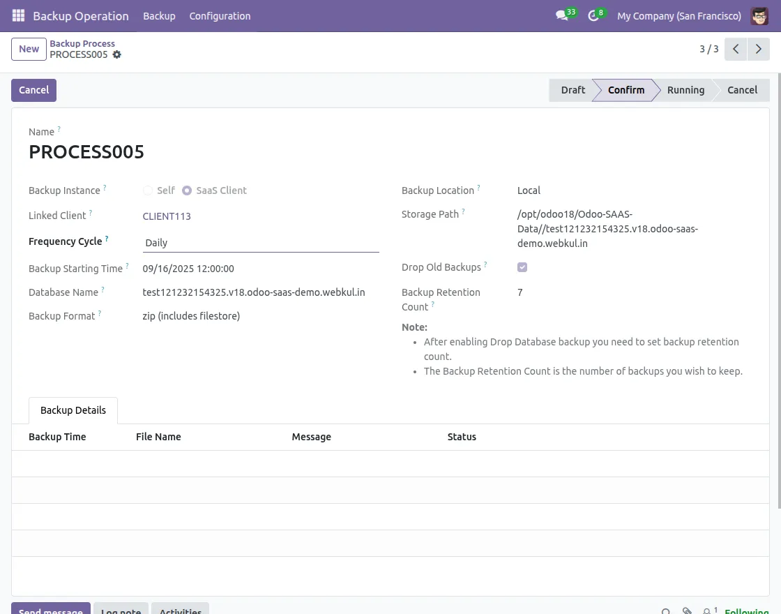 backups for saas clients