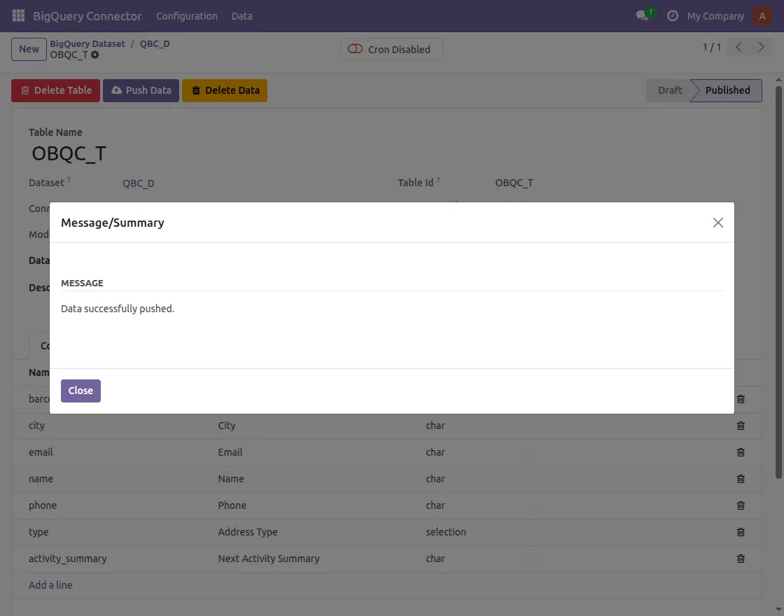 datasuccessfullypushed