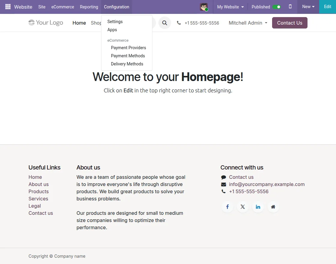 select payment provider