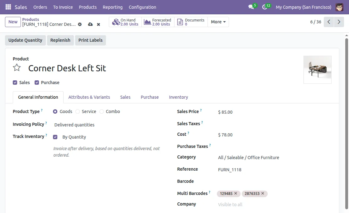 can add and manage multiple barcodes easily.