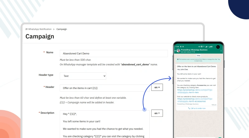 abandonded cart campaign