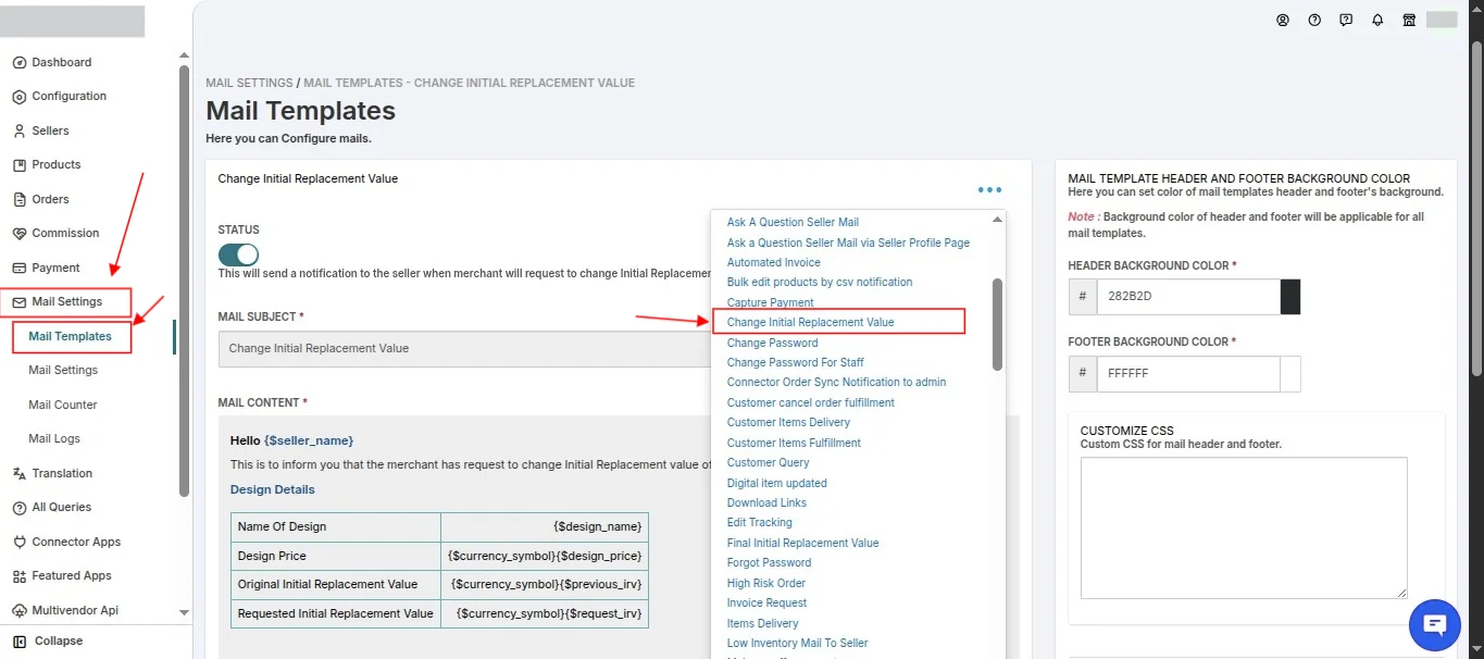 MAIL CONFIGURATION