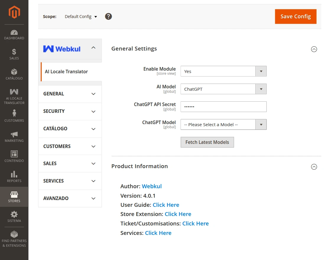 chatgpt-configuraiton