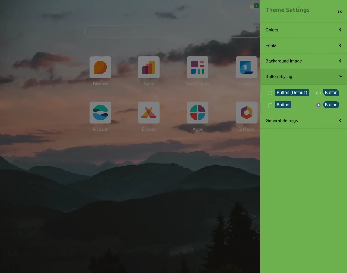 choose custom buttons