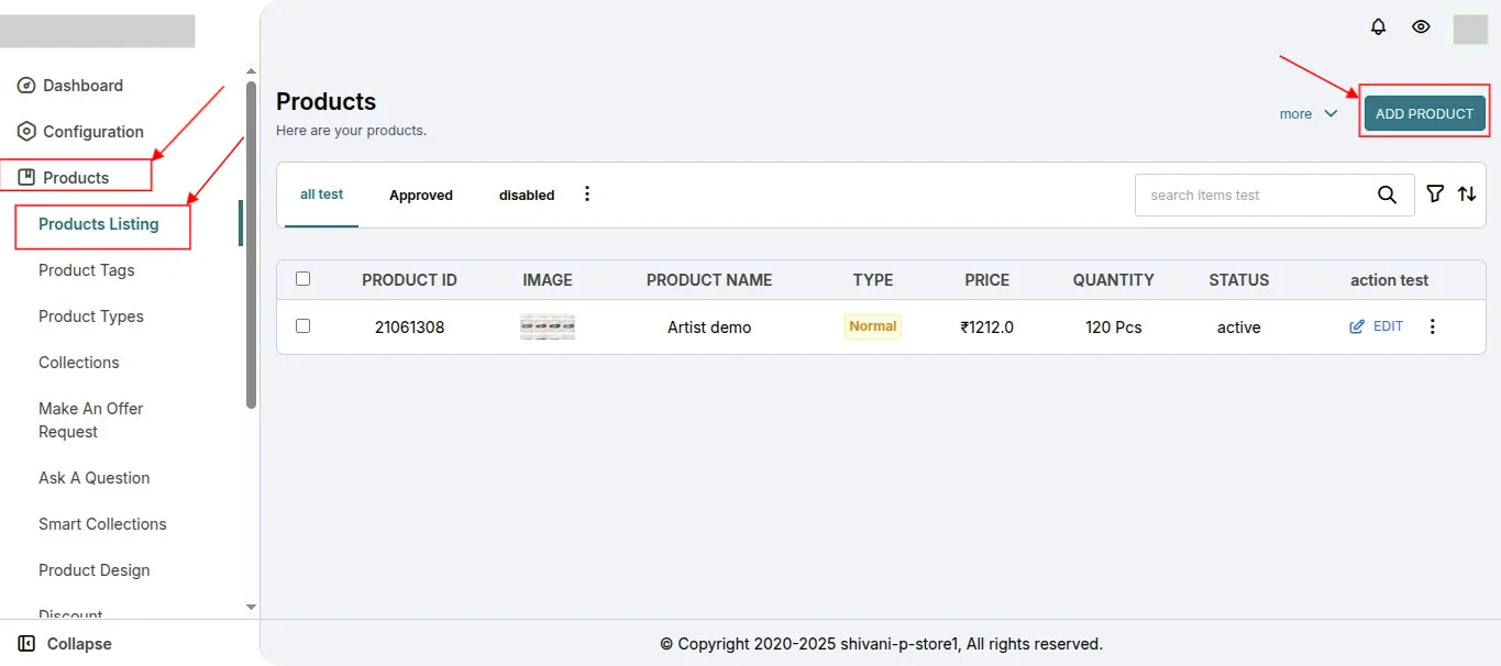 Product Seller • Multivendor MarketPlace