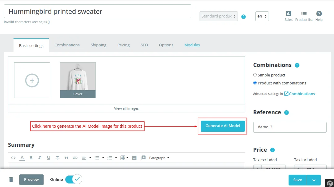 Generate AI Model in the Back Office