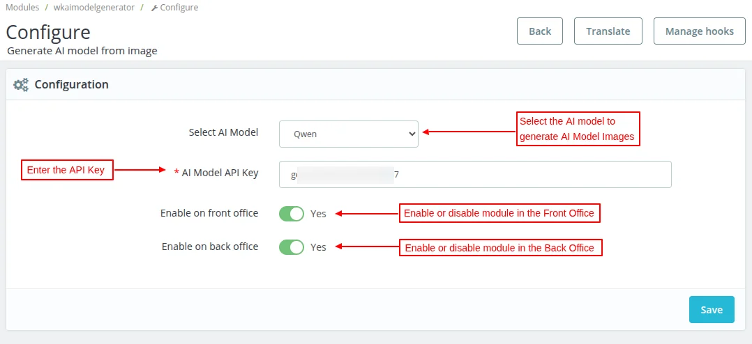 Module Configuration