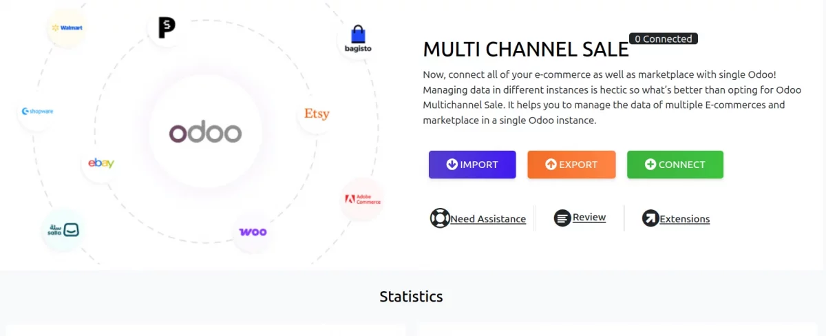 KV Designs Odoo Multichannel Integration