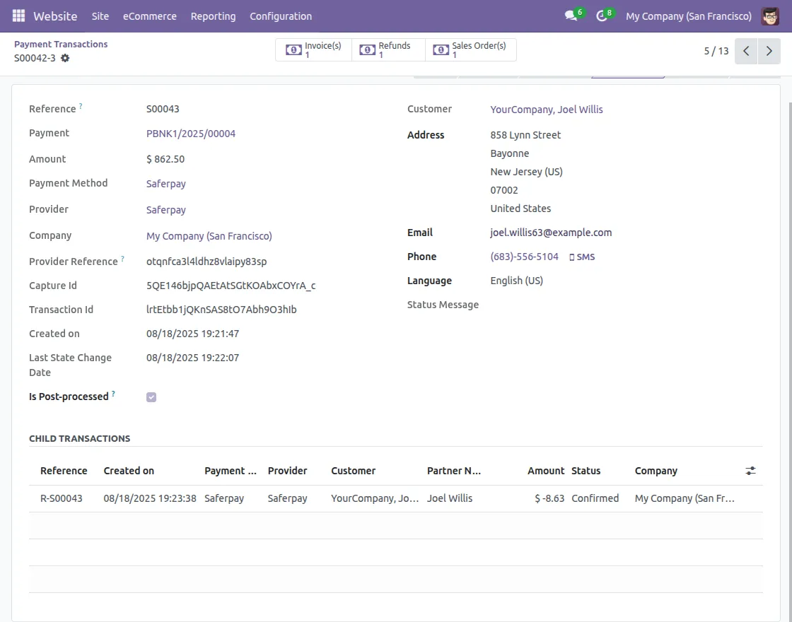 parent child linking