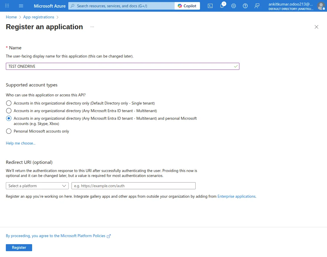 Register Application