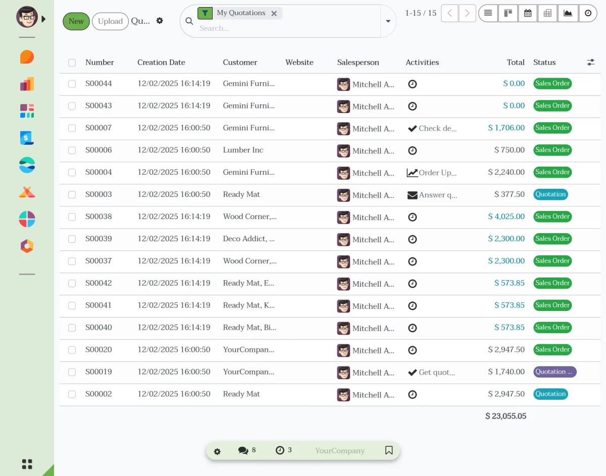 systray for easy accessibility