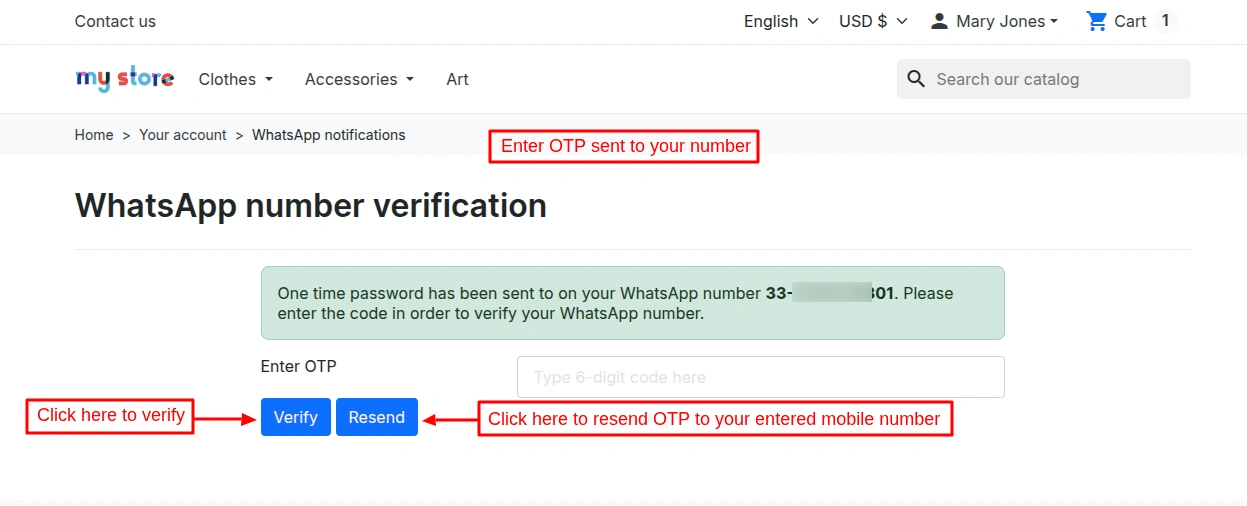 verify mobile number