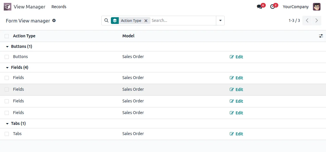 View-all-the-created-actions-under-view-manager
