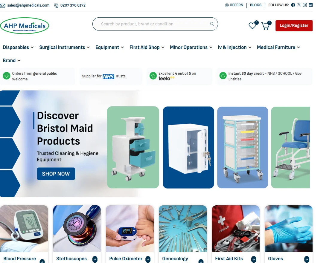 ahpmedicals-homepage-webkul