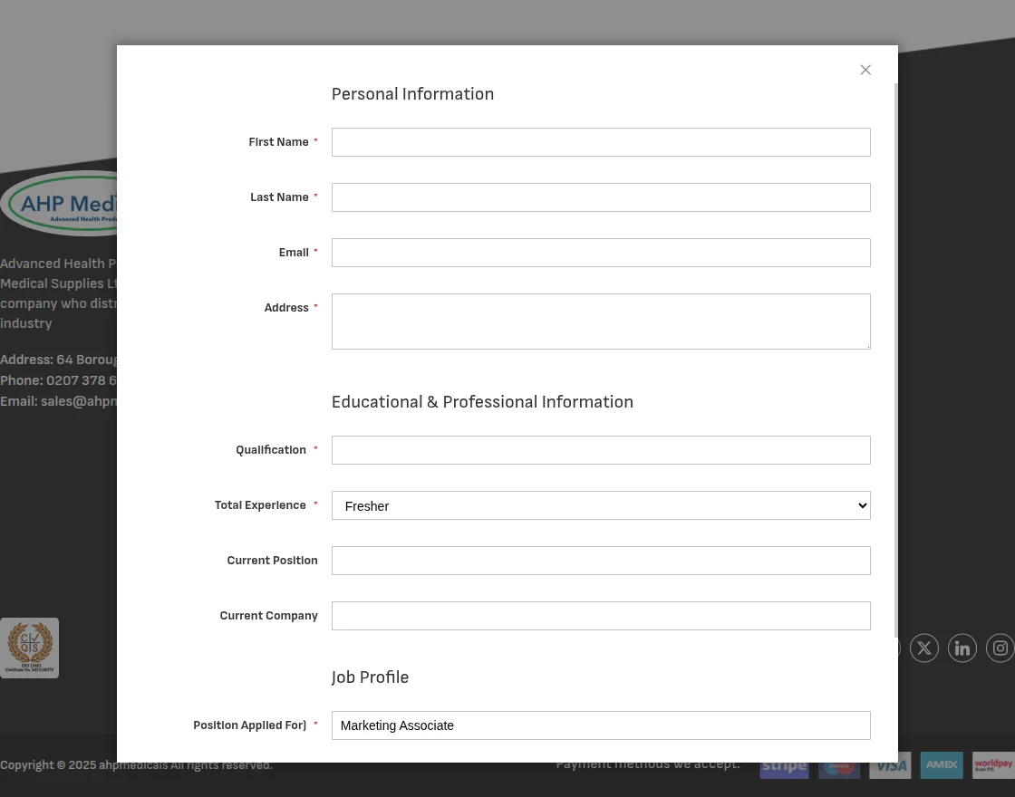 ahpmedicals-jobboard