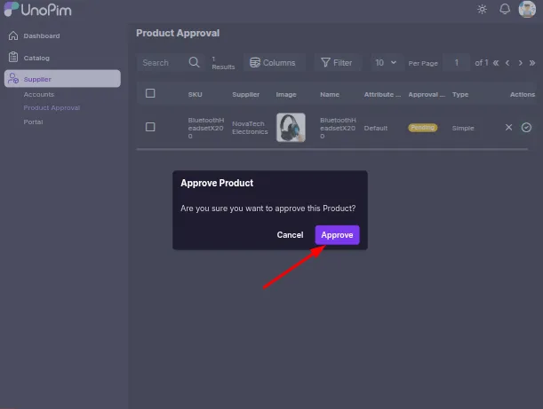 Unopim-Supplier-Data-Portal