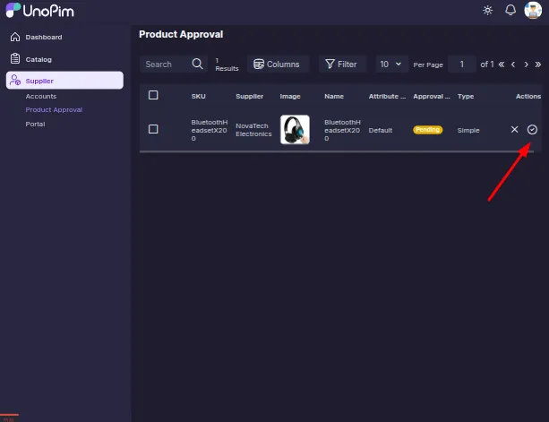 Unopim-Supplier-Data-Portal