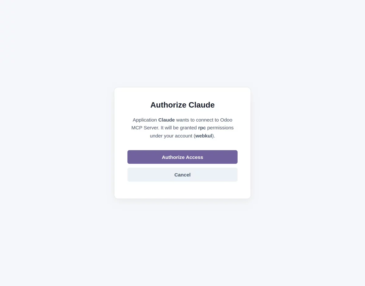 authorize mcp access