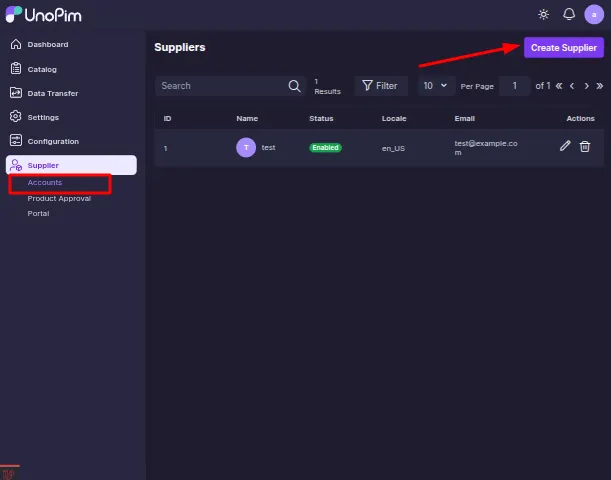 Unopim-Supplier-Data-Portal
