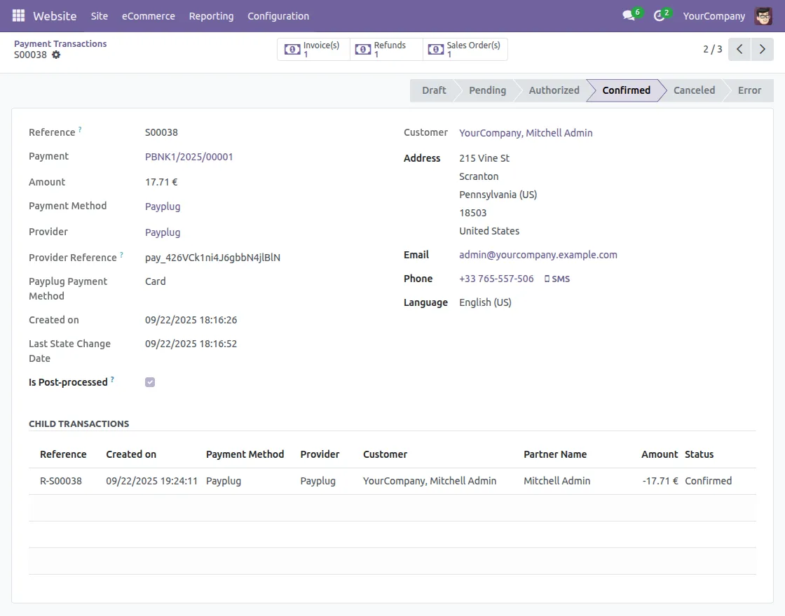 linked-child-transaction