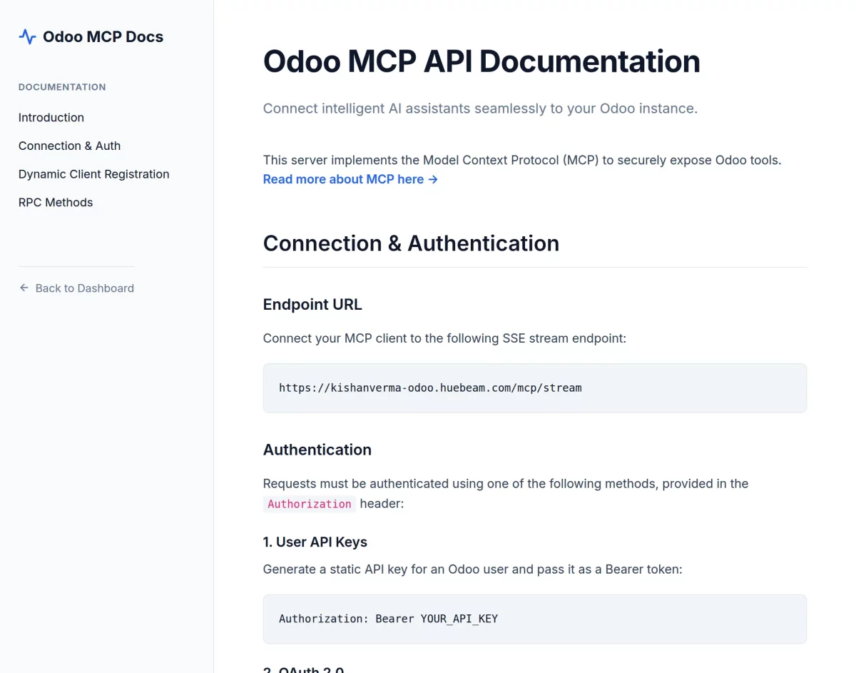 mcp api documentation