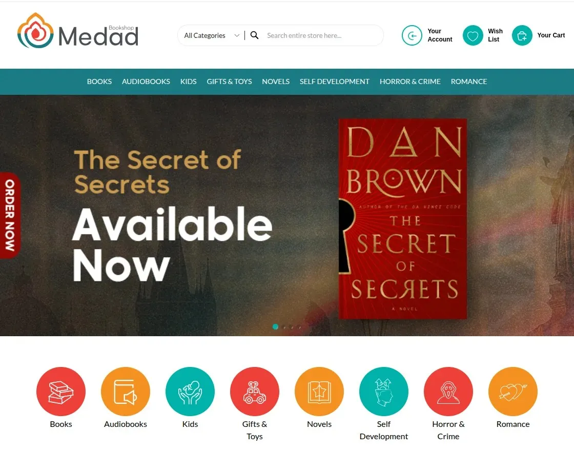 medad-bookshop-case-study-store