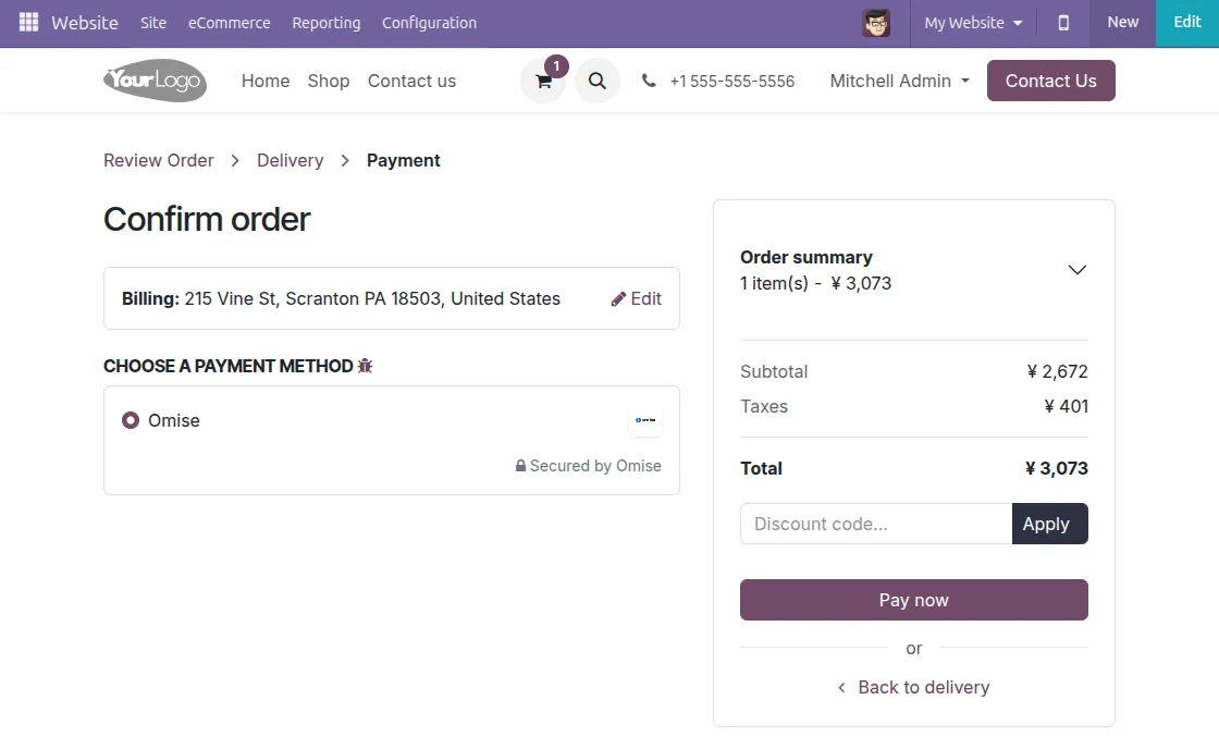 select-omise-payments-method
