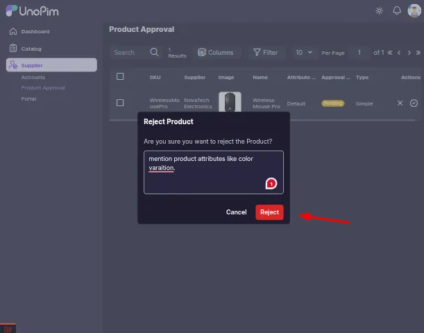 Unopim-Supplier-Data-Portal