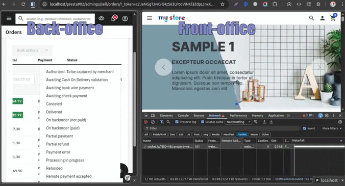 Implementing WebSockets