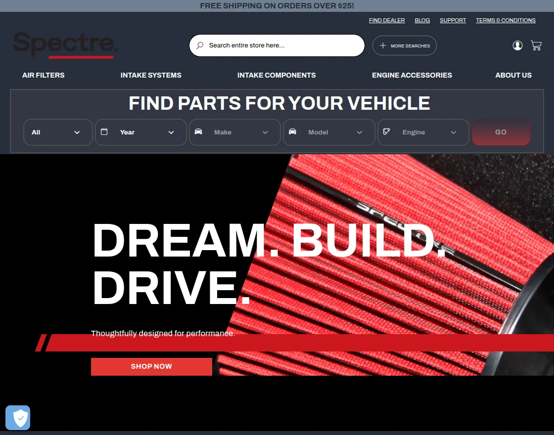 spectreperformance-home-page