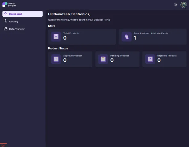 Unopim-Supplier-Data-Portal