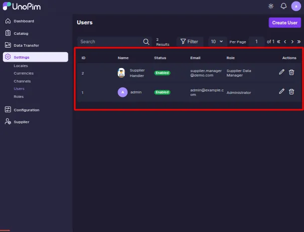 Unopim-Supplier-Data-Portal