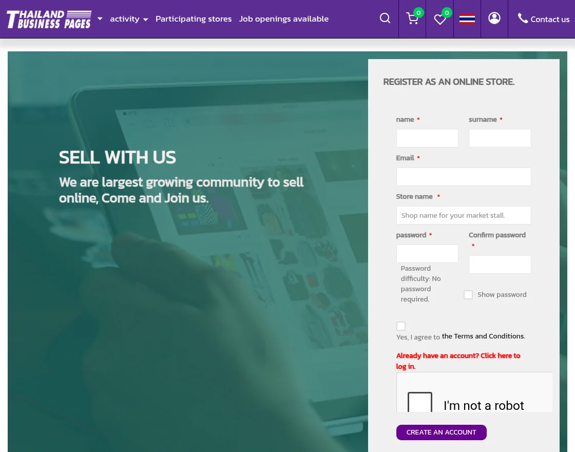 thailand business pages marketplace