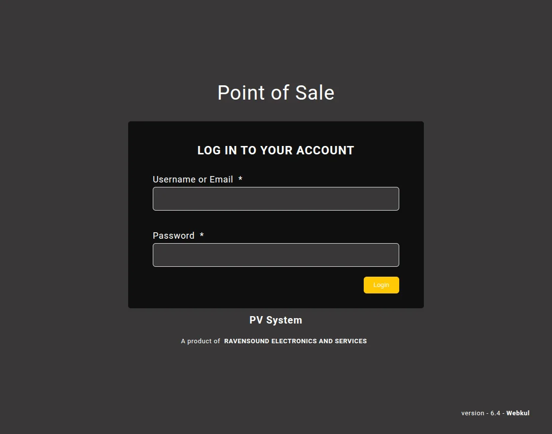 raven sound point of sale system