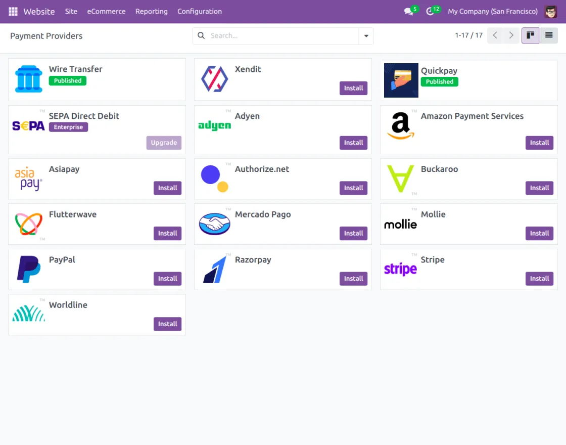 payment-provider-configuration