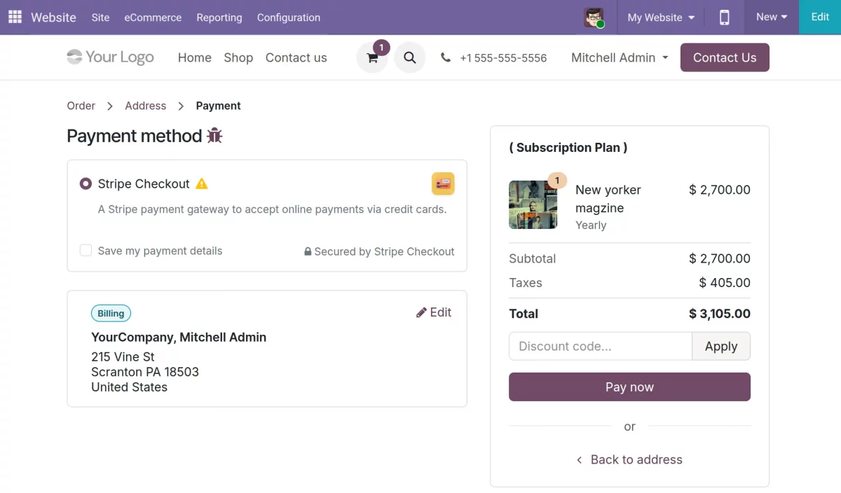 choose payment provider