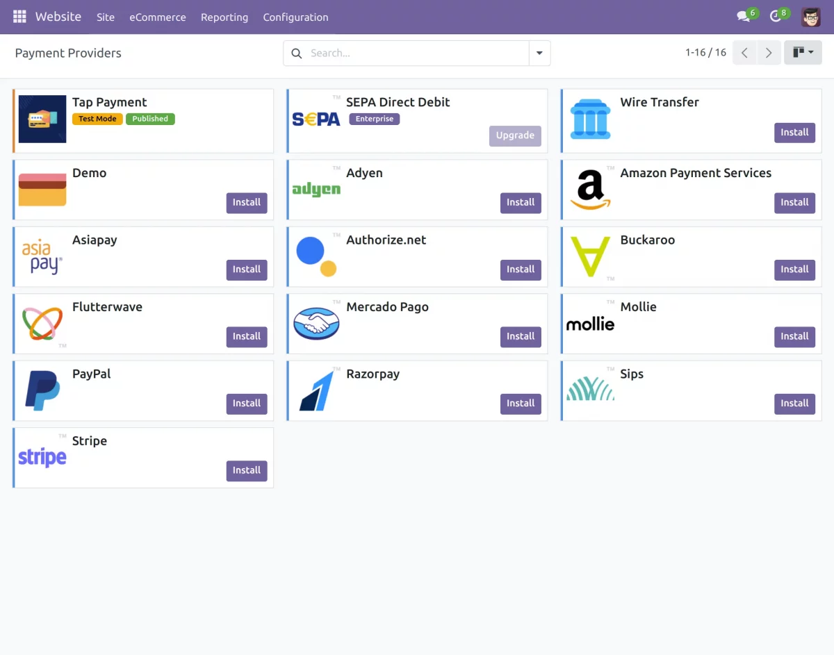 select payment acquirer