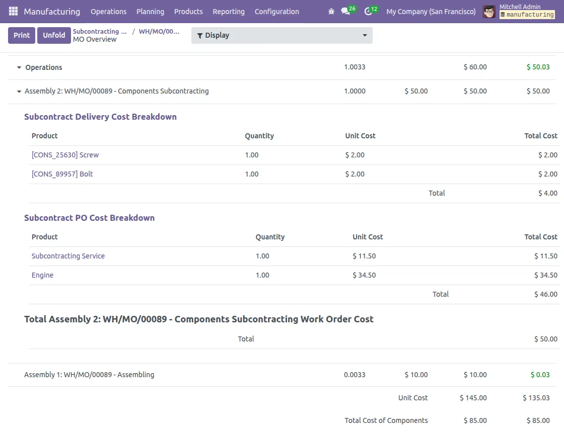 subcontracting-cost-breakdown