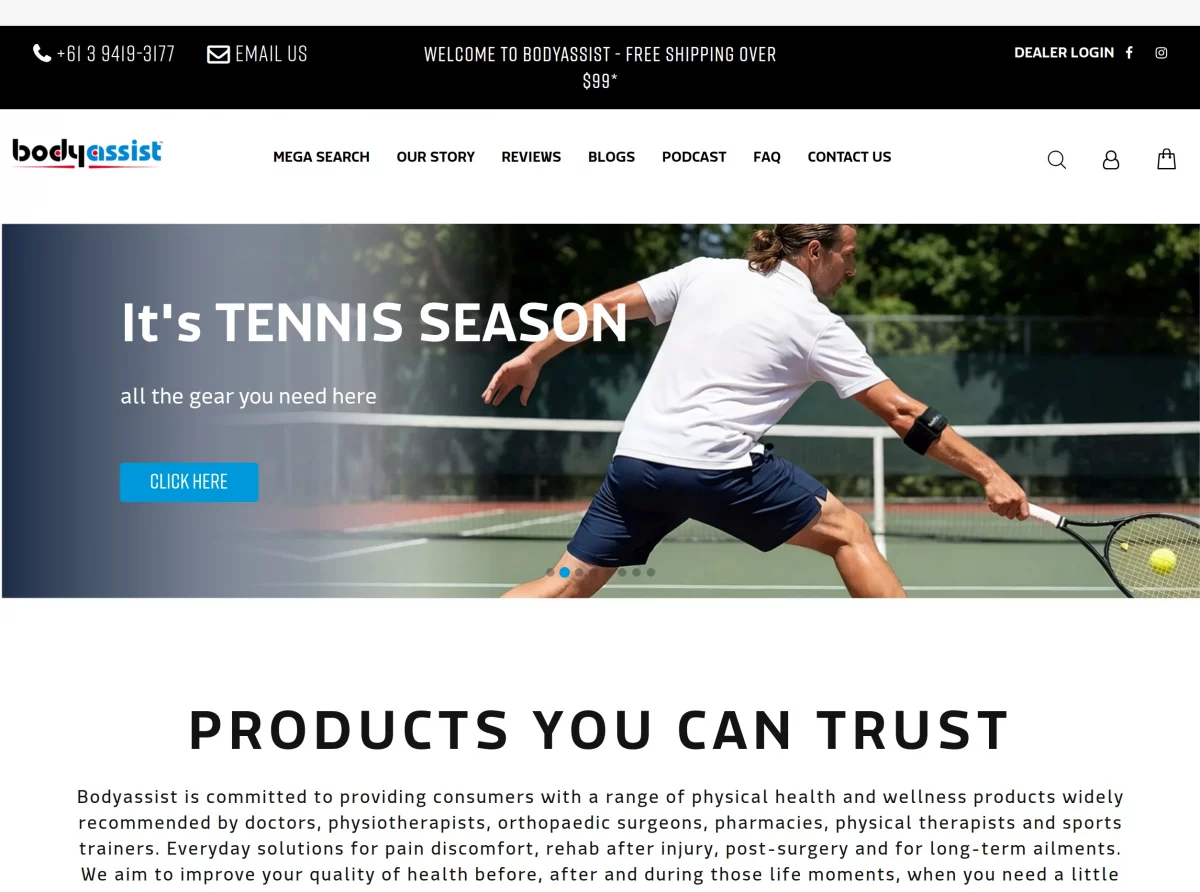 body assist homepage