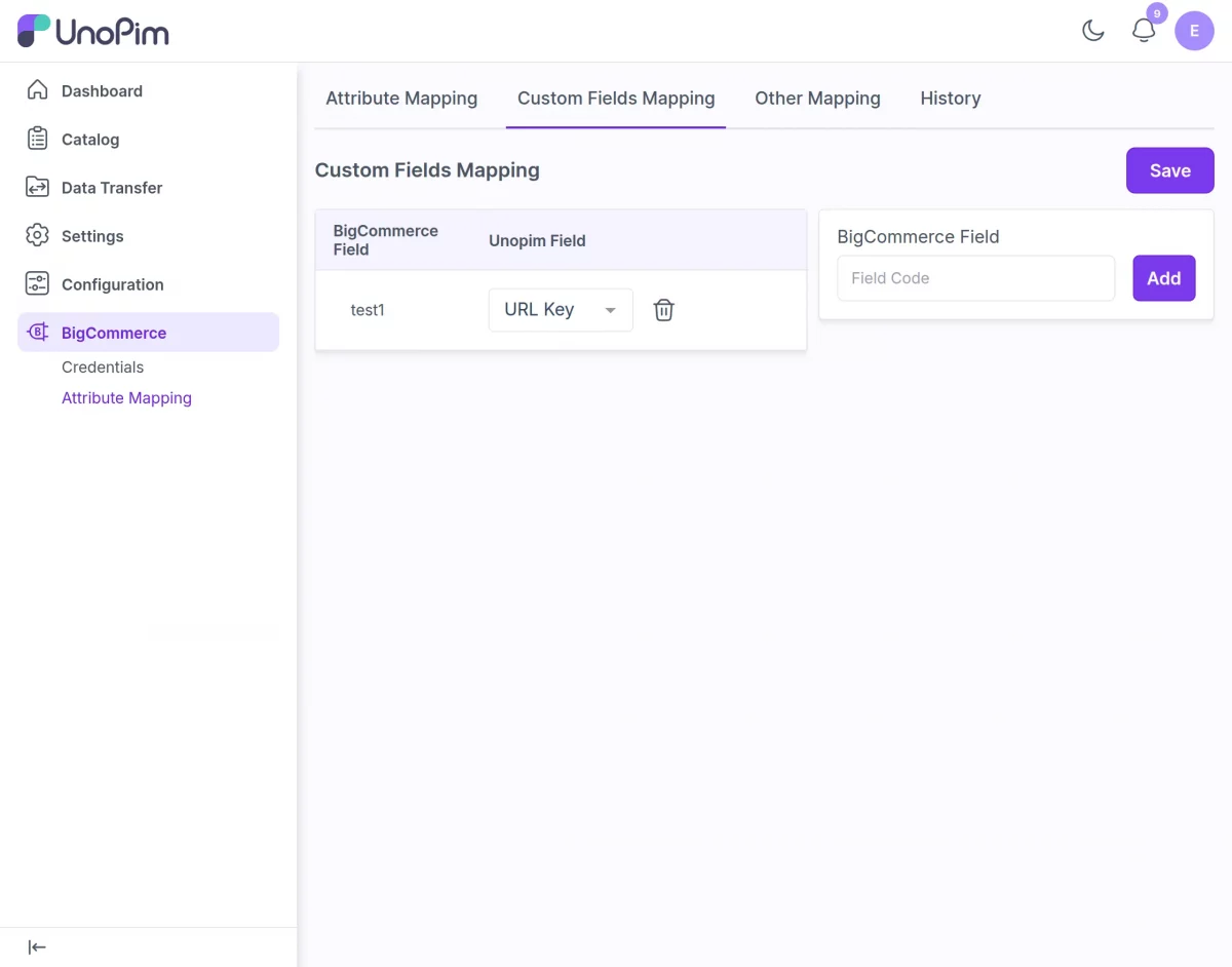 custom-field-mapping