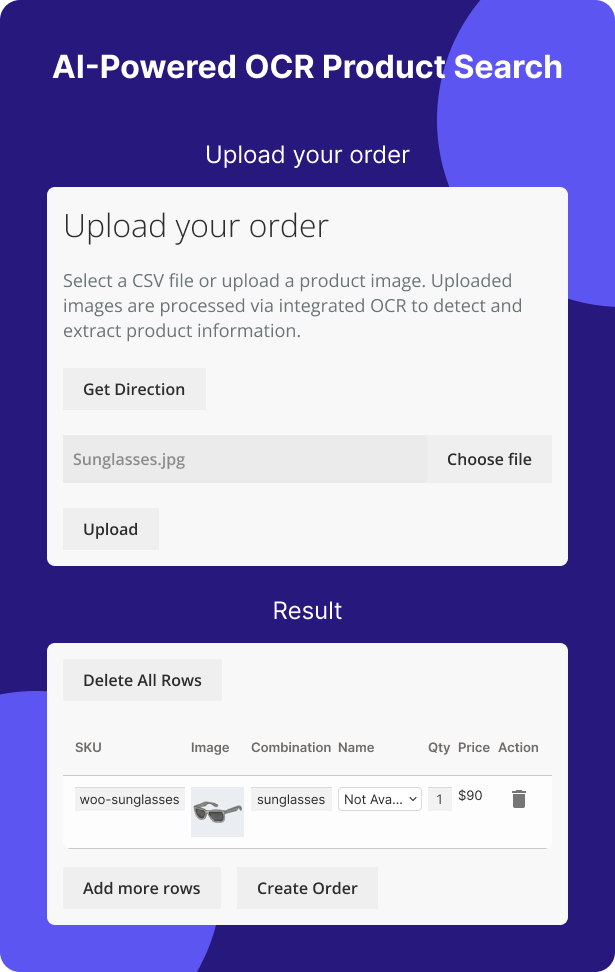Quick Order Plugin for WooCommerce