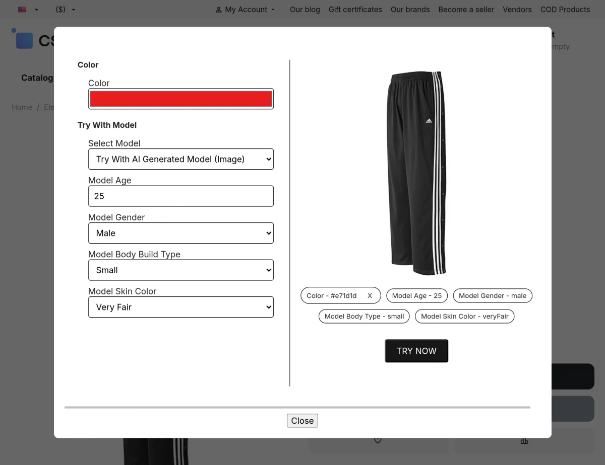 Store ai image generation