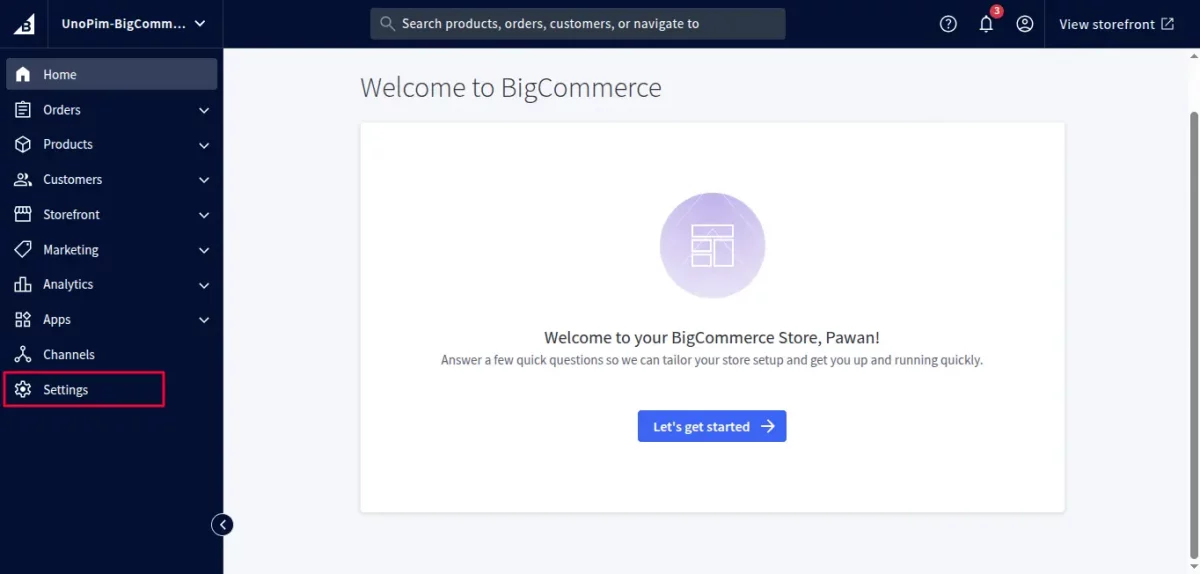 bigcommerce login