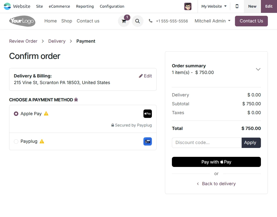 checkout-apple-pay-option
