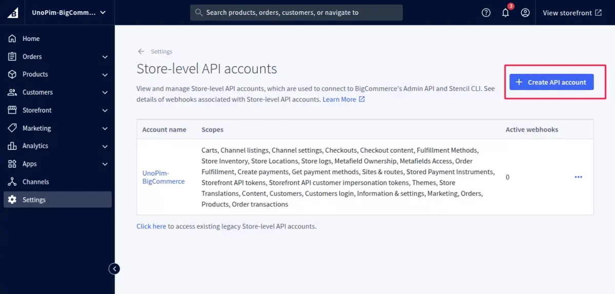 create api account